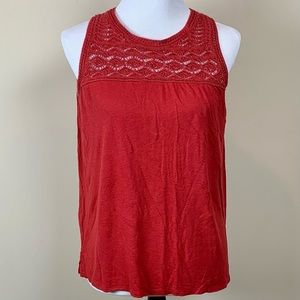 Ann Taylor LOFT | Tank Top, Red, Sz LP